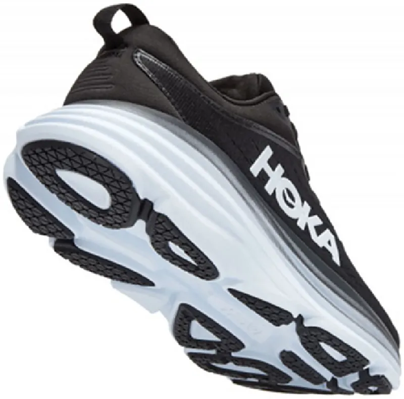 Hoka One One Women's Bondi 8 Black/White-3